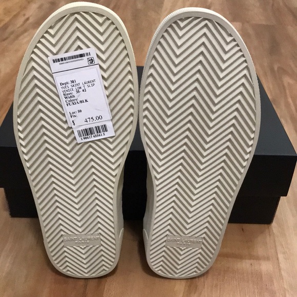 SAINT LAURENT~ Venice Low Top Slip-on - Picture 9 of 12